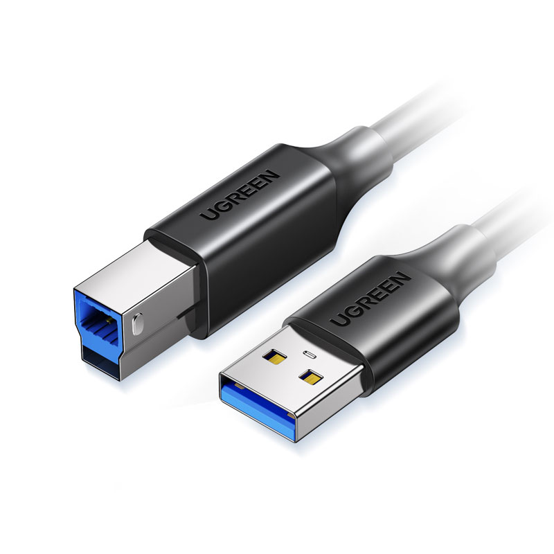 绿联US210 USB3 0打印机数据线1米 高速传输方口连接线