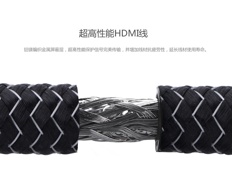 绿联 hd126 HDMI高清线4K发烧级无缝镀金3D