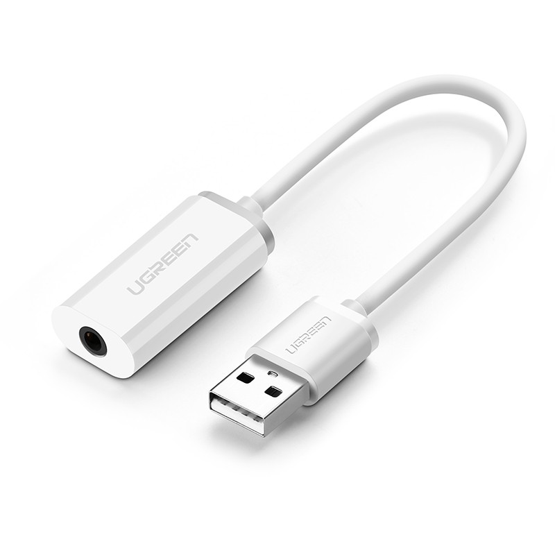 绿联 usb声卡PS4麦克风耳机转接头