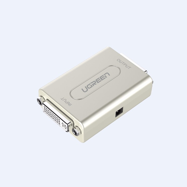 DVI信号放大器连接使用方法