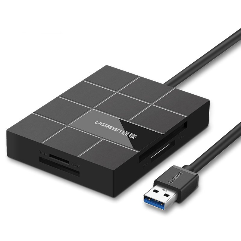 绿联USB3.0读卡器，TF/SD/CF/MS读卡器