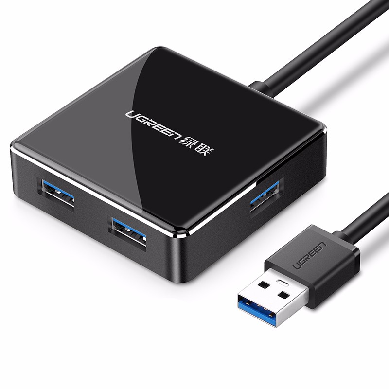 绿联usb3.0分线器,一拖四HUB集线器