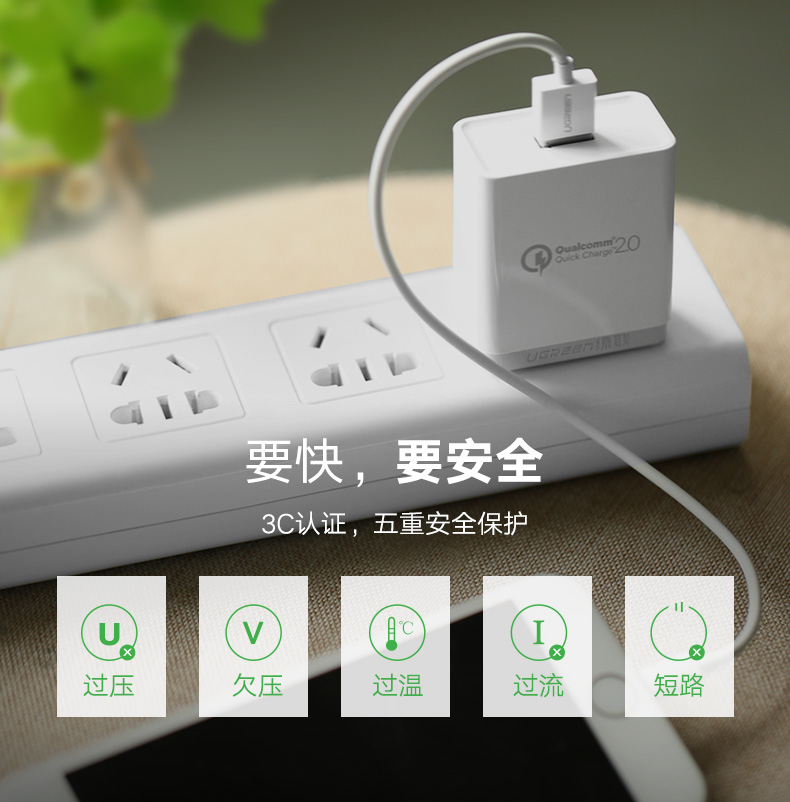 QC2.0,QC3.0充电器