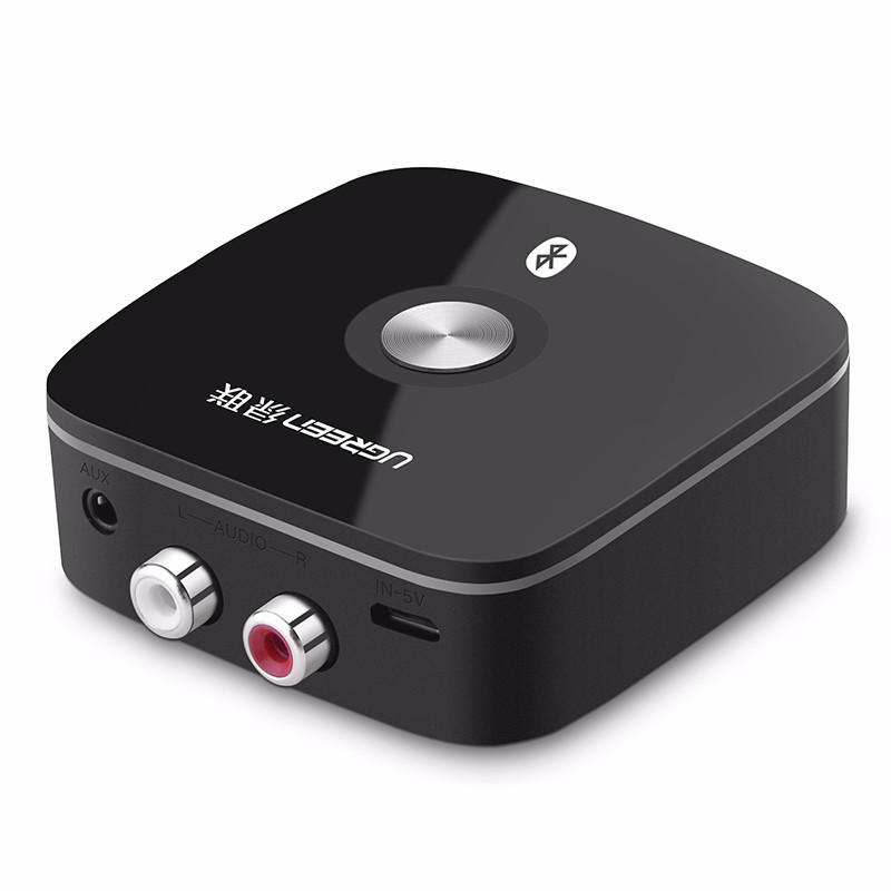 绿联蓝牙接收器，音频3.5+rca双接口，蓝牙aptX