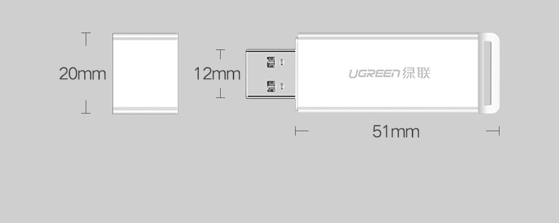 绿联USB3.0读卡器，SD/TF多合一手机相机内存卡读卡器
