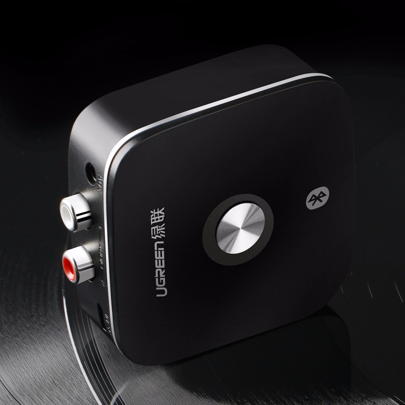 绿联蓝牙接收器，音频3.5+rca双接口，蓝牙aptX