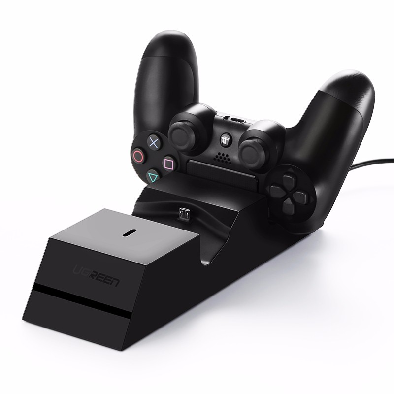 绿联PS4游戏手柄充电器 5V2A手柄座充