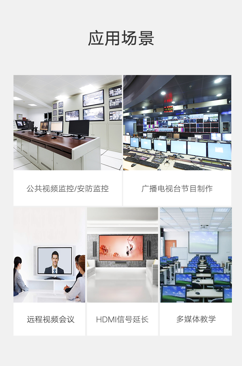 绿联HDMI转SDI转换器，高清监控器HDMI信号转3G/SD/HD-SDI