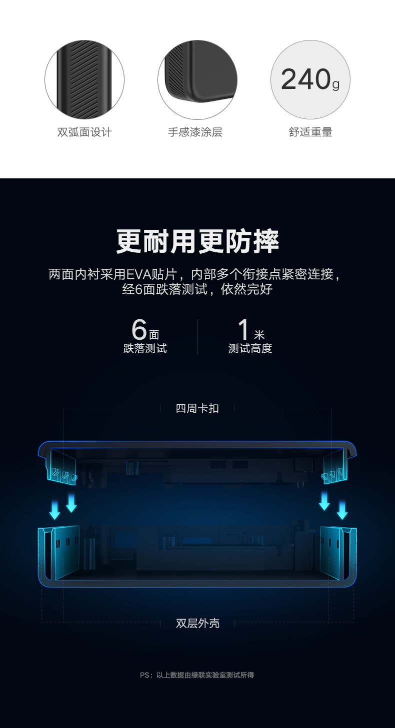 绿联GoPro移动电源，10000毫安hero5运动相机充电器