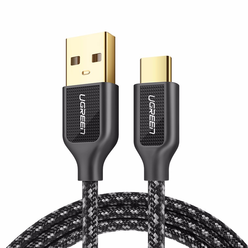 绿联Type-C数据线,锌合金手机快充线