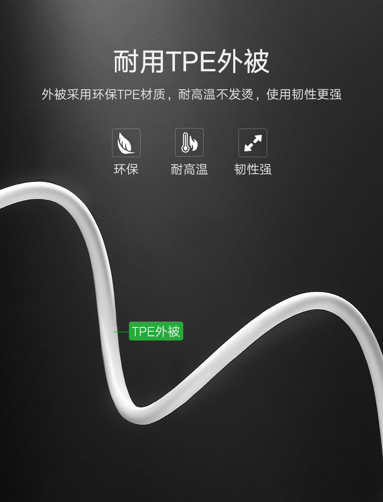 绿联Type-C转接线，USB公转Type-C母数据线