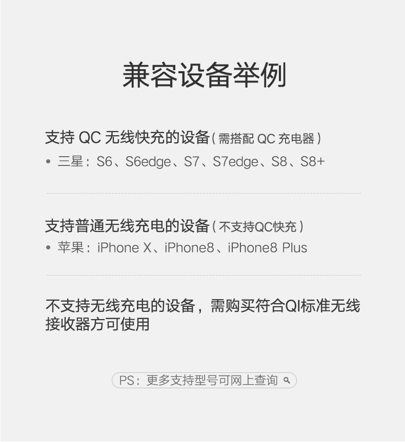 绿联苹果X无线充电器，无线快充iPhoneX/8/8P三星s8s9专用