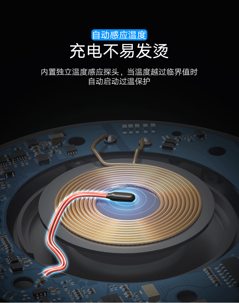 绿联7.5W无线充电器，苹果iphone8/X小米mix2s定频快充