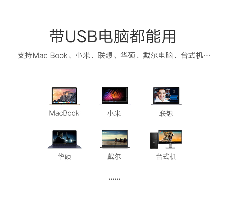 绿联USB千兆网卡，笔记本超极本USB转水晶头千兆网卡