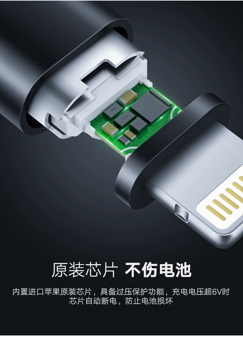 绿联安卓转苹果转接头，MFi认证micro usb转lightning