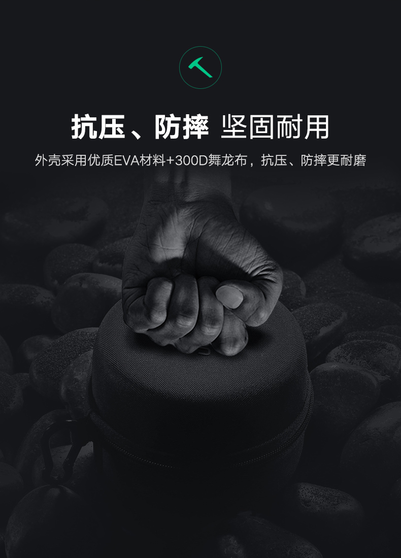 绿联数码收纳包，Echo Dot音响数据线收纳包