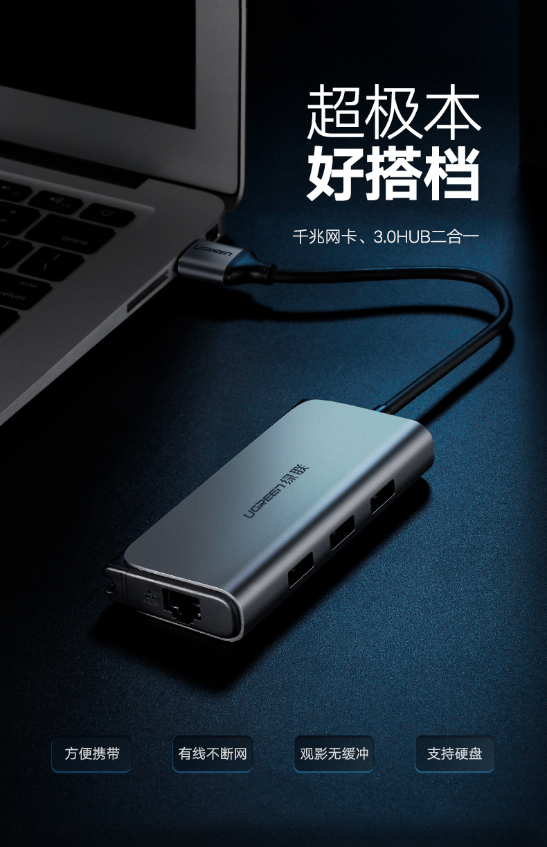 绿联USB千兆外置网卡