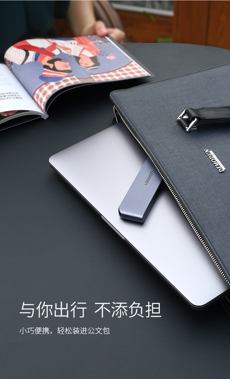 绿联MacBook Pro扩展坞，苹果雷电3专属Type-c转HDMI