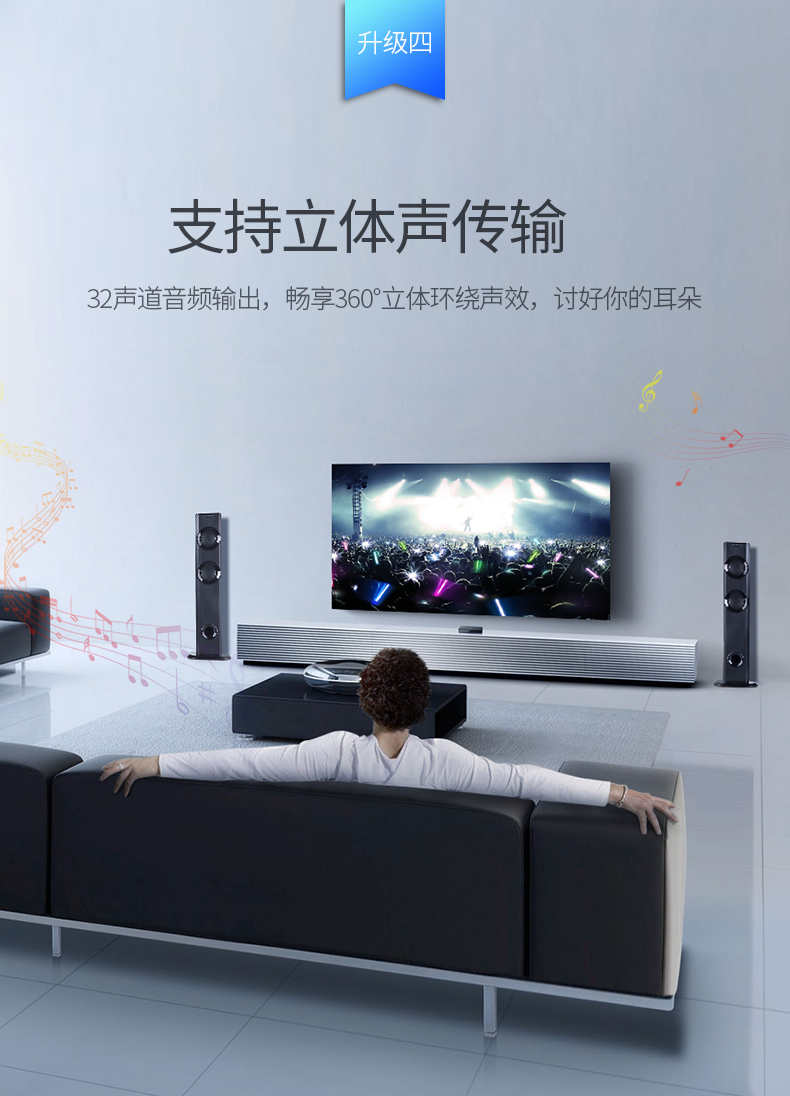 绿联HDMI一进二出分配器