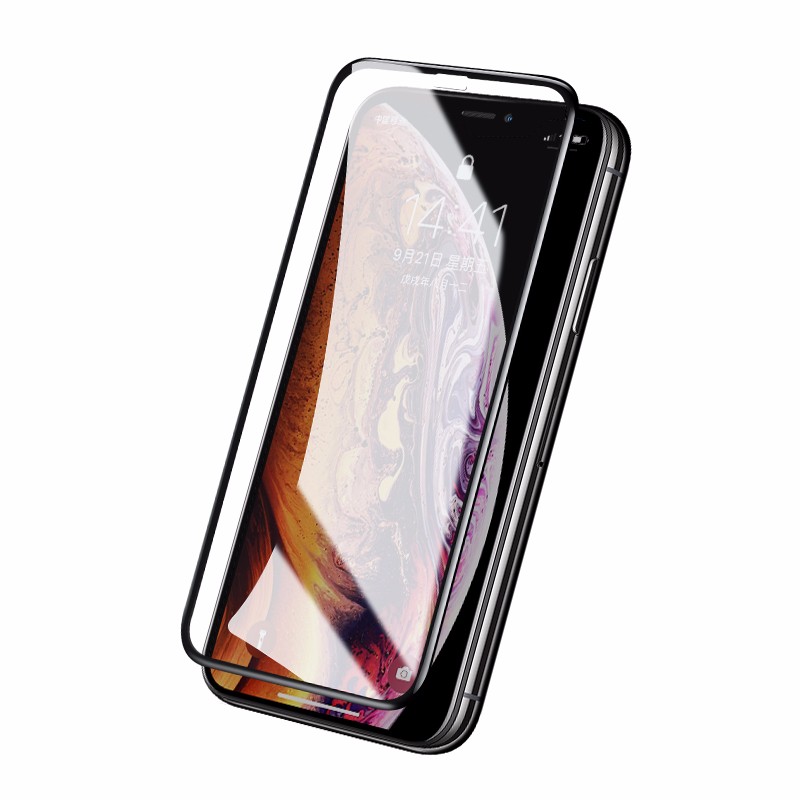 绿联iPhone x/xs/max钢化膜，全屏蓝光防爆玻璃手机贴膜