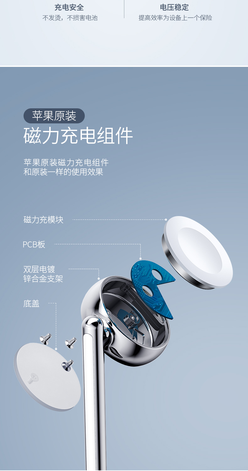 绿联iPhone/iWatch无线充电二合一，MFi+Qi双重认证
