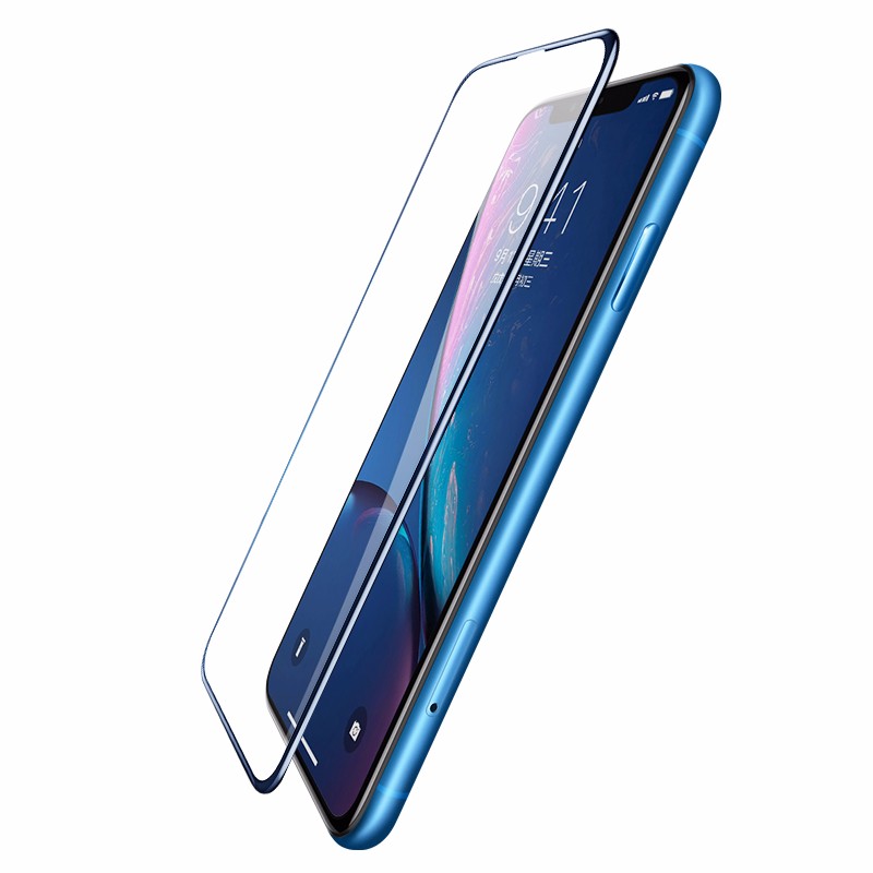 绿联iPhone xr钢化膜,9D全屏蓝光防爆手机贴膜