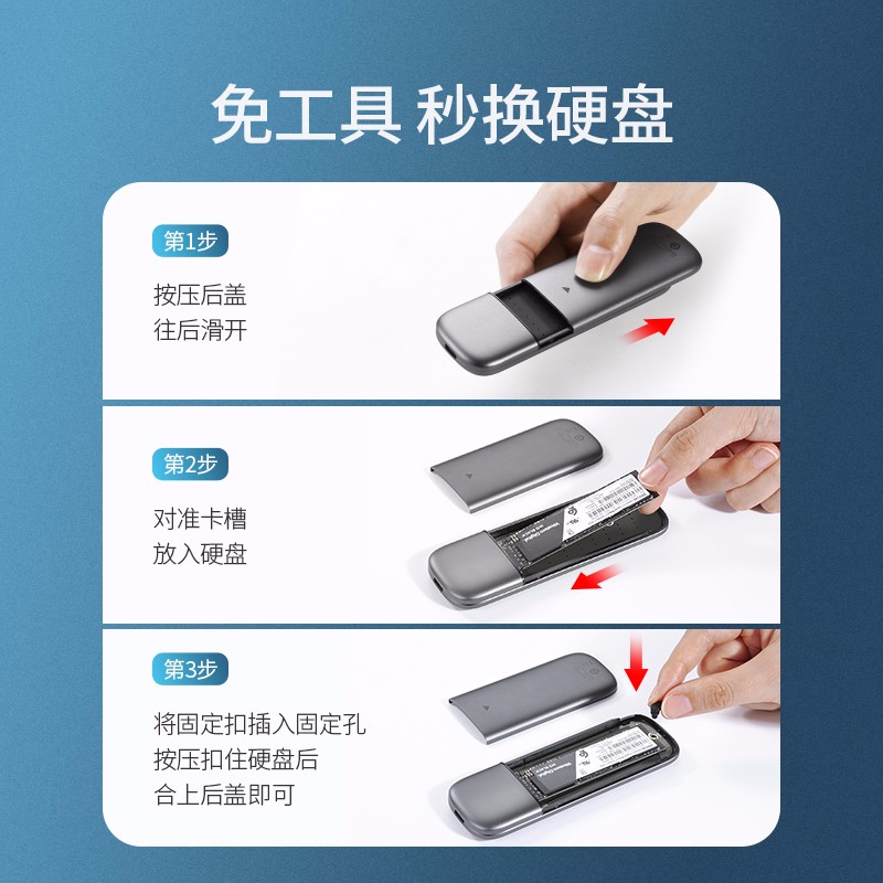 绿联NVMe M.2固态硬盘盒
