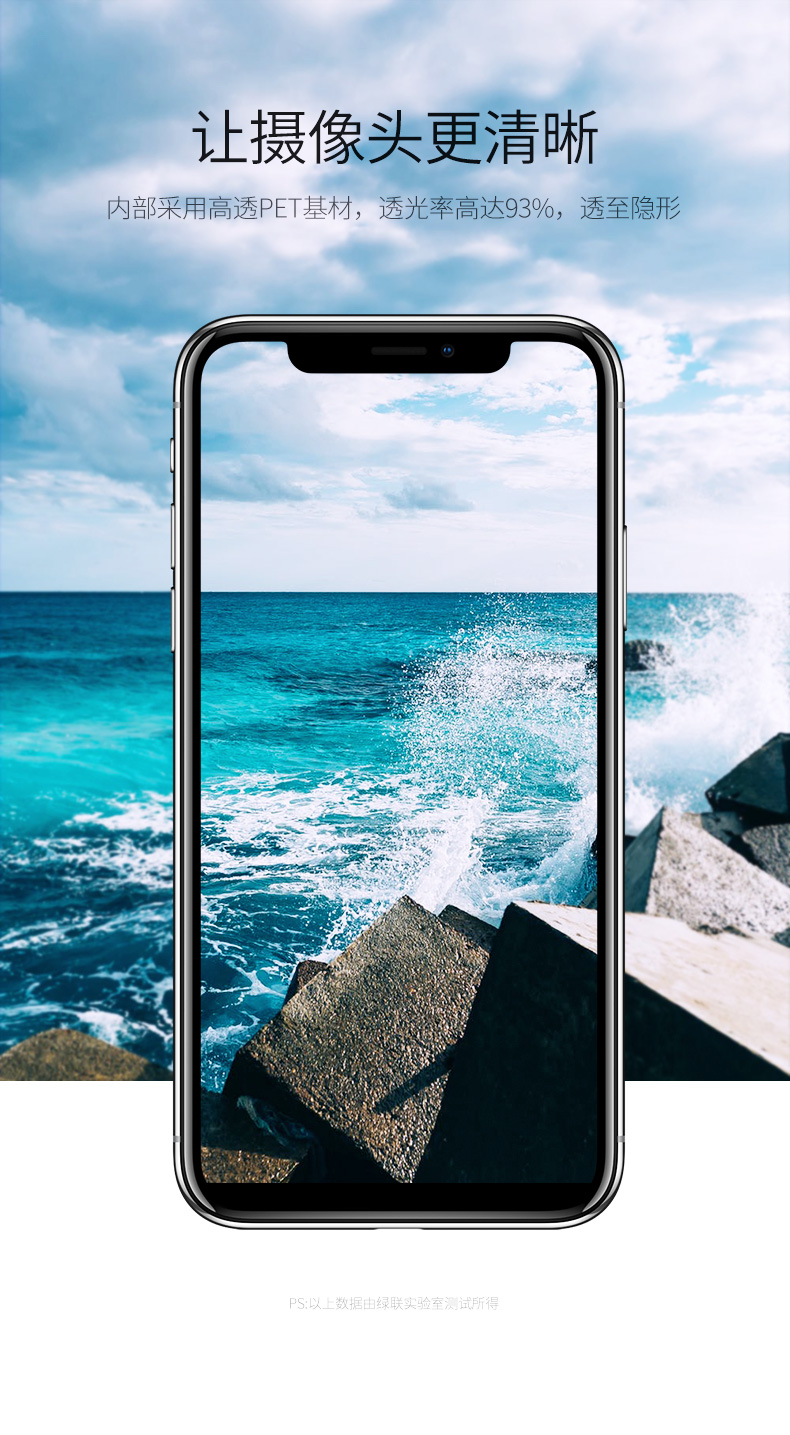 绿联iPhone xs镜头膜