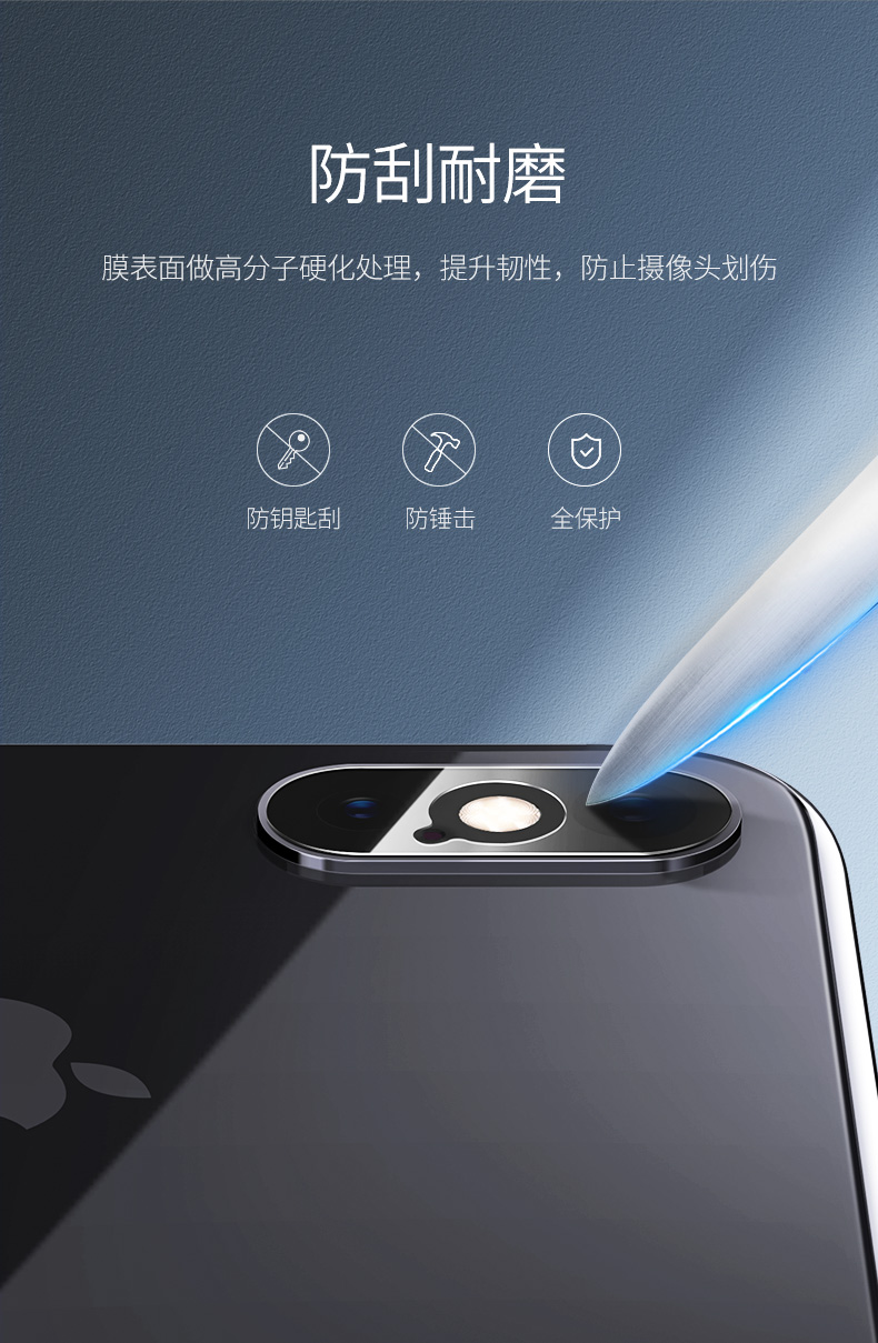 绿联iPhone xs镜头膜