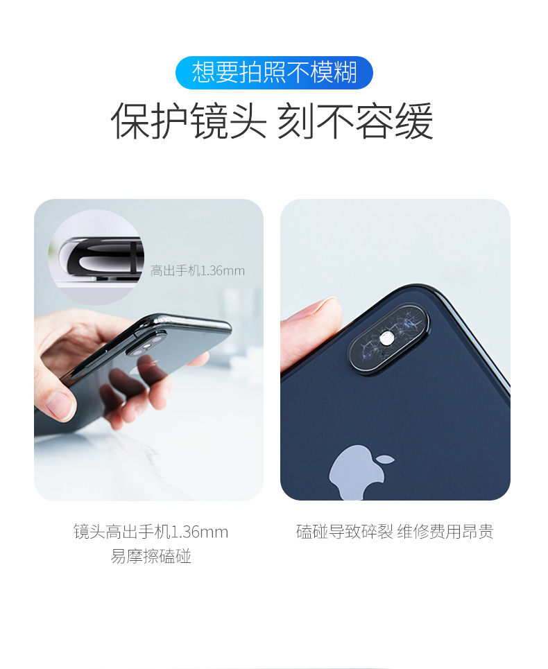 绿联iPhone xs镜头膜