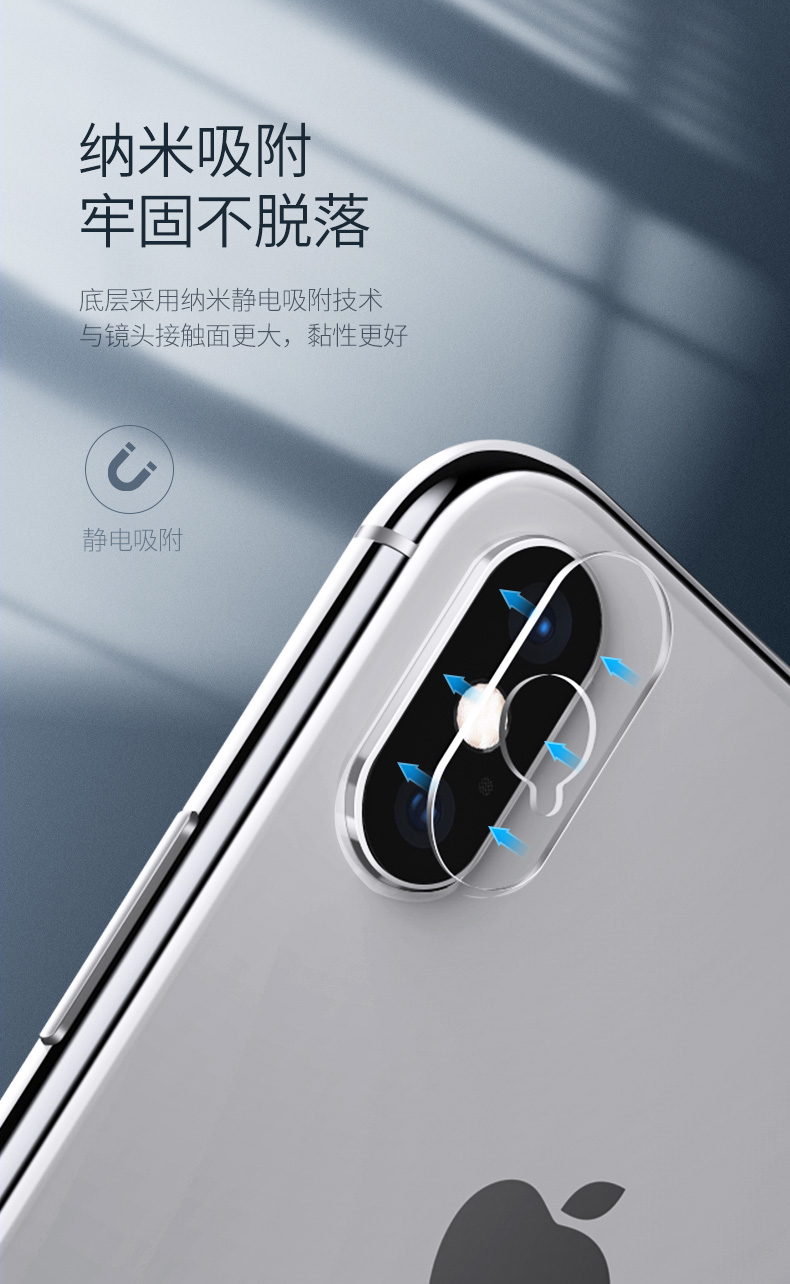 绿联iPhone xs镜头膜