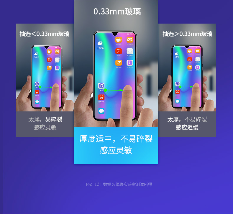 绿联华为mate20钢化膜