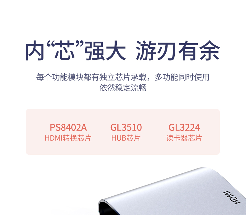 绿联Surface Pro4/5/6扩展坞