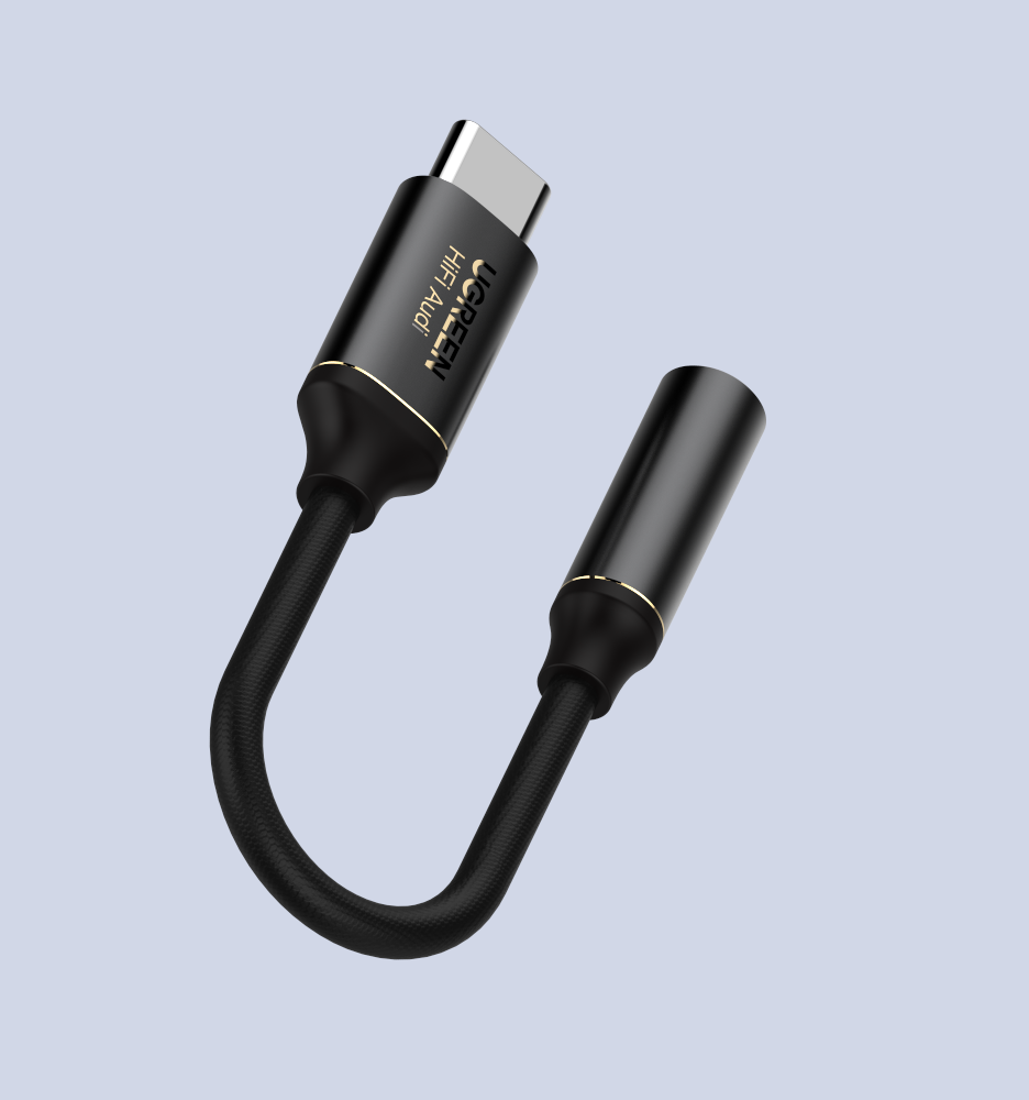 绿联USB-C转3.5mm耳机转接线HiFi解码