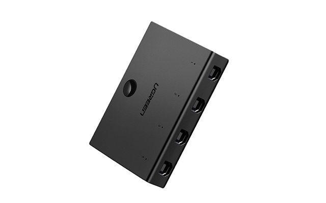 绿联USB4口同步器kvm操作视频教程丨CM228
