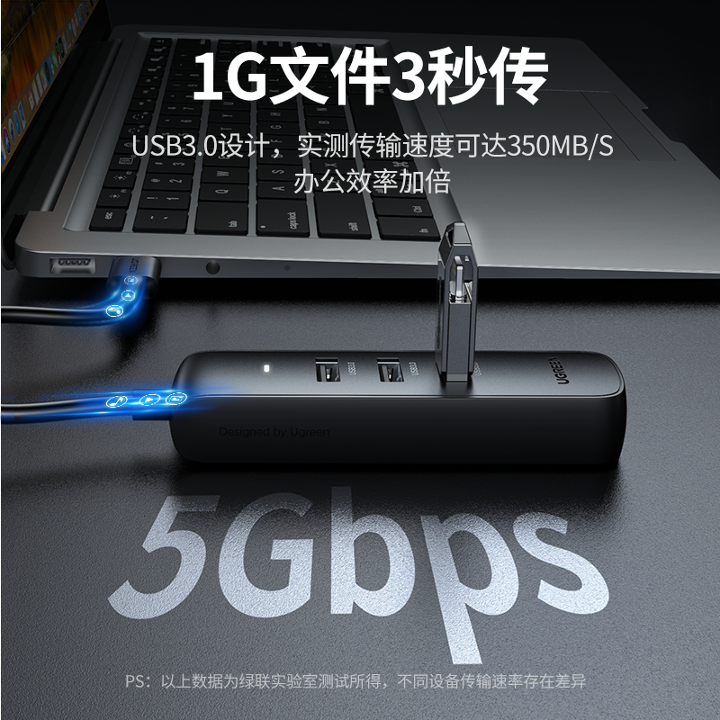 绿联USB分线器网卡一拖四