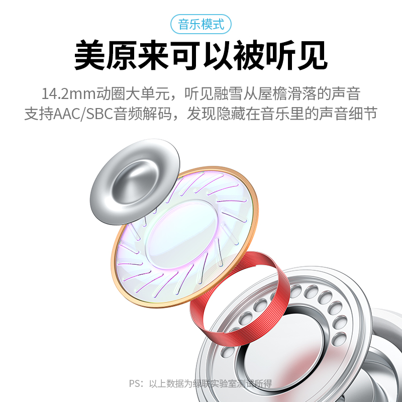 绿联HiTune T2蓝牙耳机