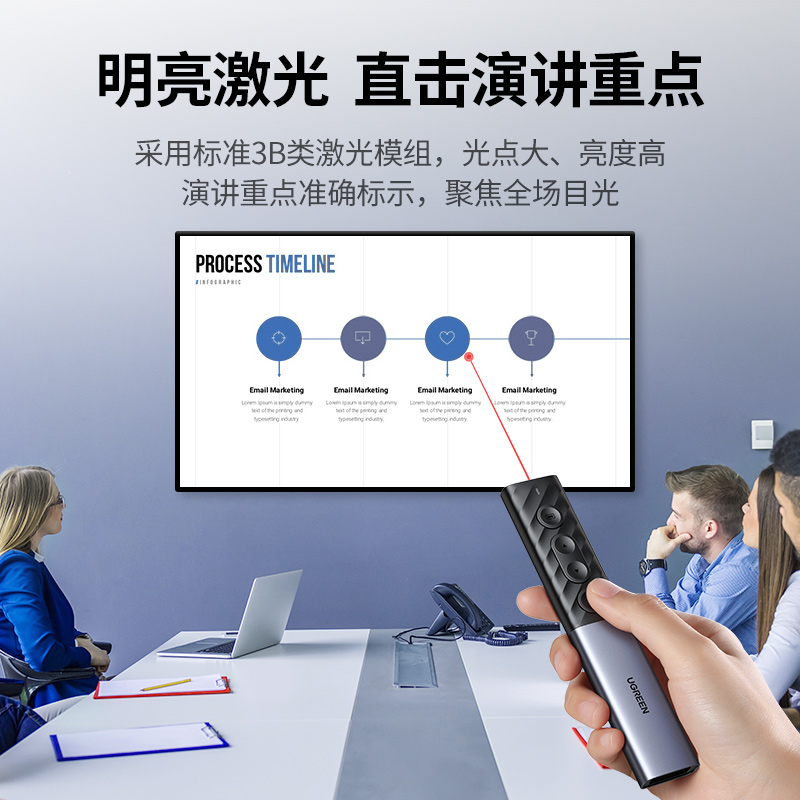 绿联PPT激光翻页笔