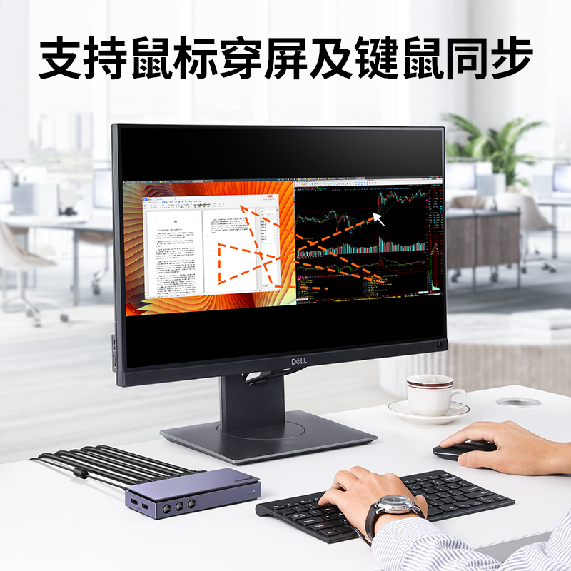 绿联HDMI分屏器一分二