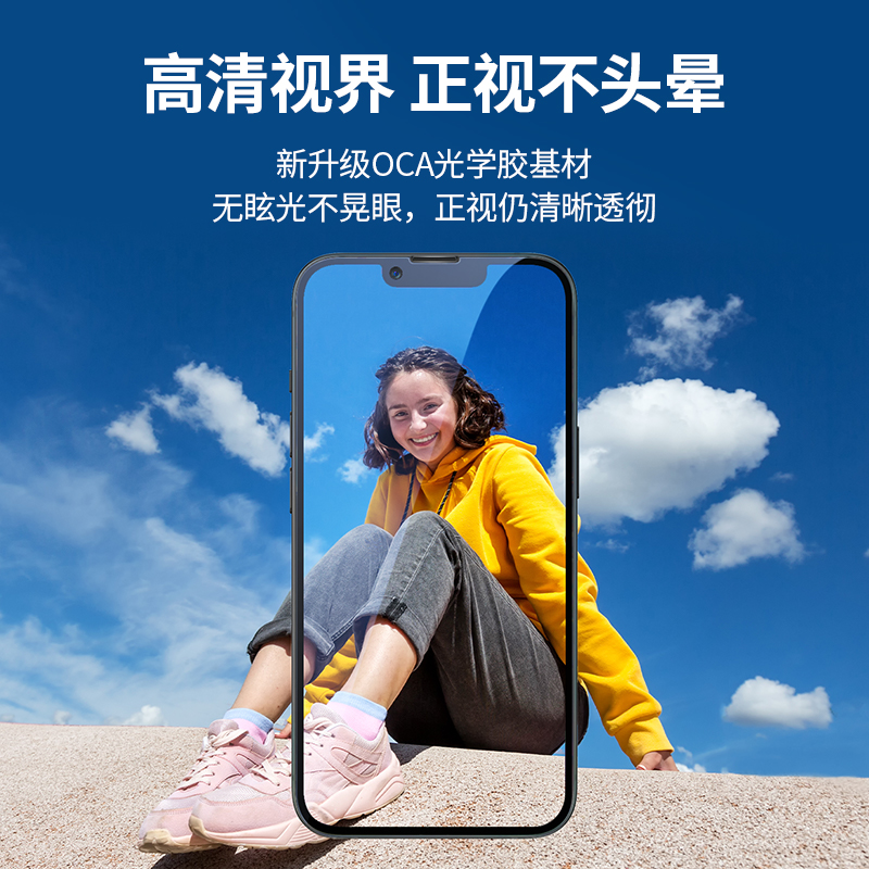 绿联iPhone13 Pro防窥膜