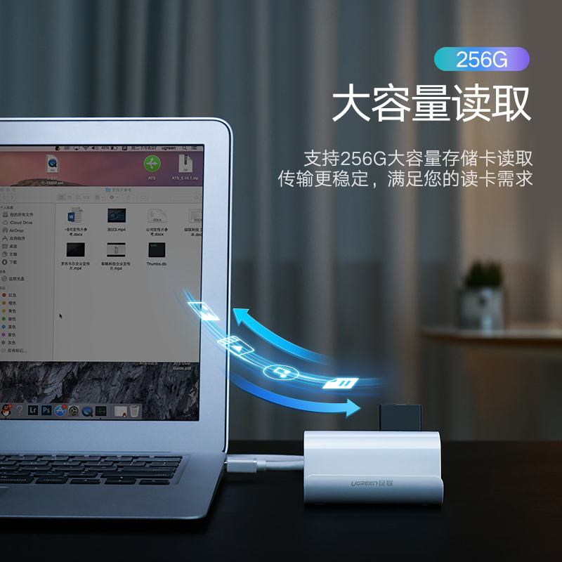 绿联USB HUB 7合1读卡器