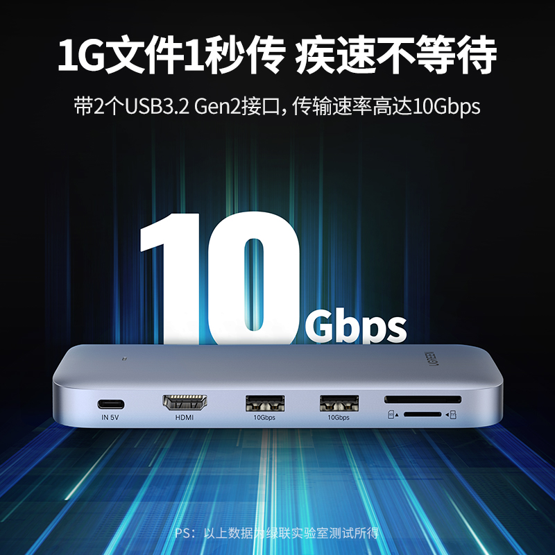 绿联多功能M.2固态硬盘盒