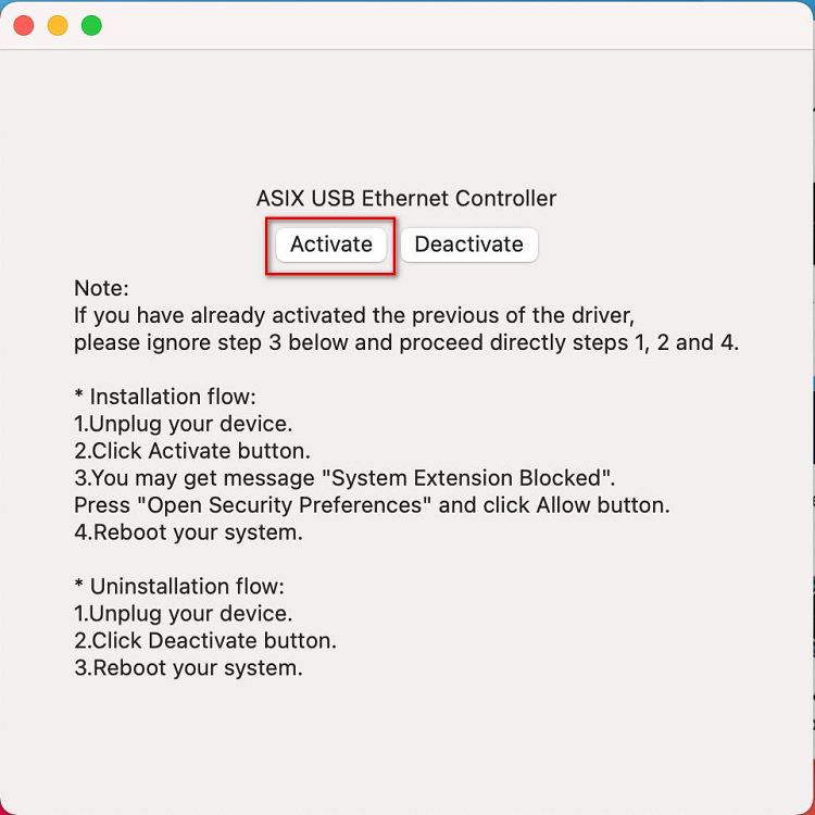 AX88179芯片网卡驱动安装教程（MacOS 12）
