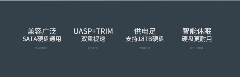 绿联sata硬盘盒，2.5/3.5寸外置usb3.0移动硬盘盒