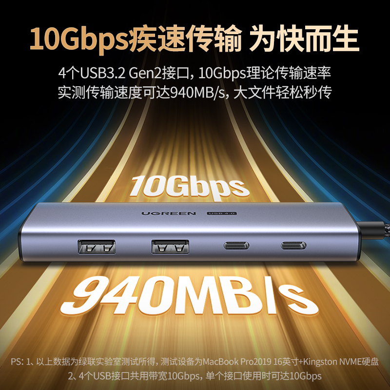 绿联USB4雷电拓展坞