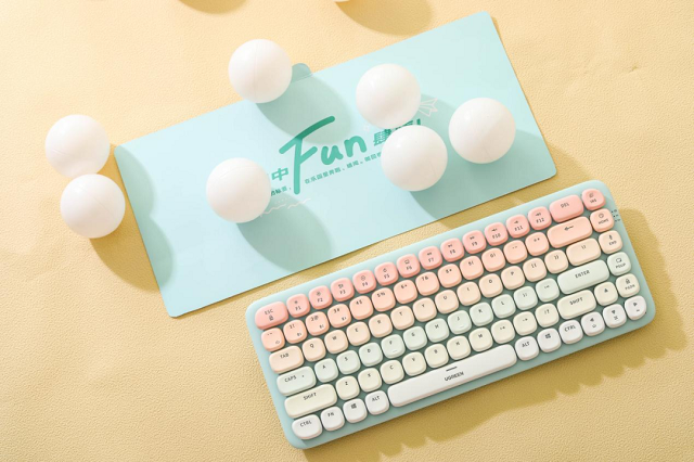 海岛还是乐园？绿联新品fun+键盘开售！快来搭配你的好心情吧