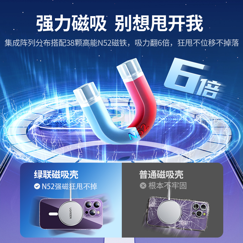 绿联iPhone14系列magsafe手机壳