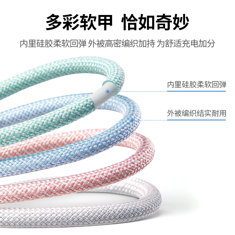 绿联多彩快充线适用iPhone14
