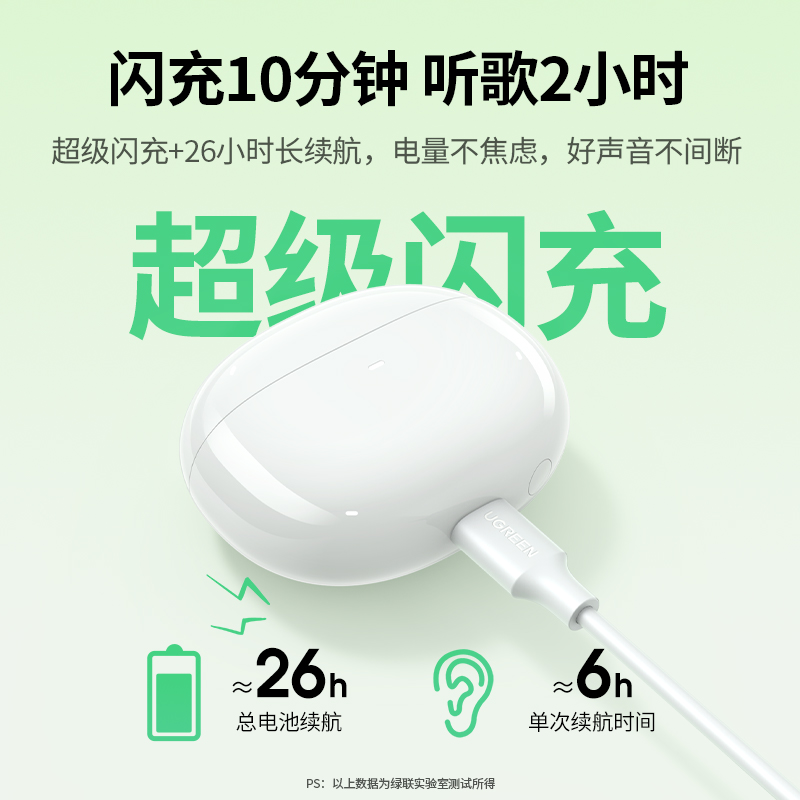 绿联HiTune H5真无线蓝牙耳机