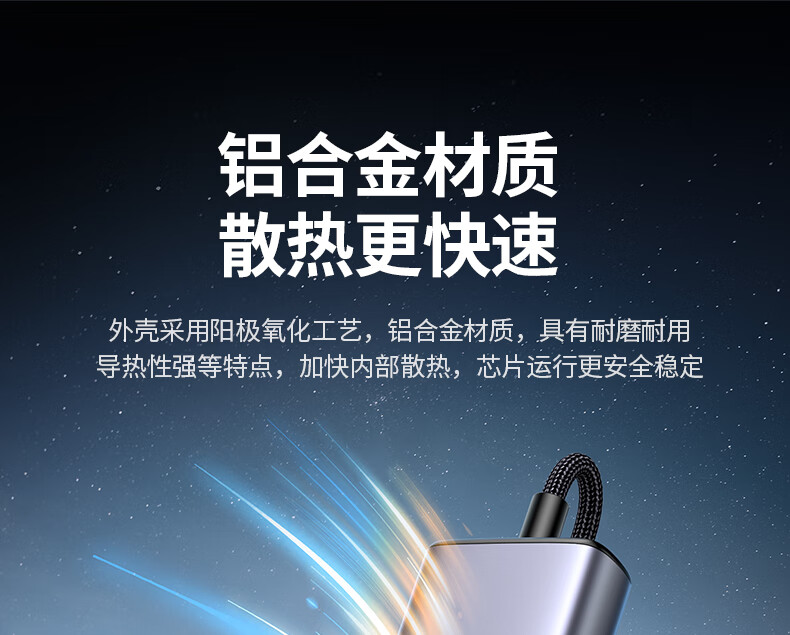 UGREEN CM512扩展坞同时连接多个设备，提升使用效率